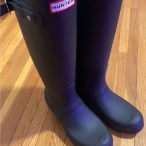 Black Hunter Rain Boots Tall